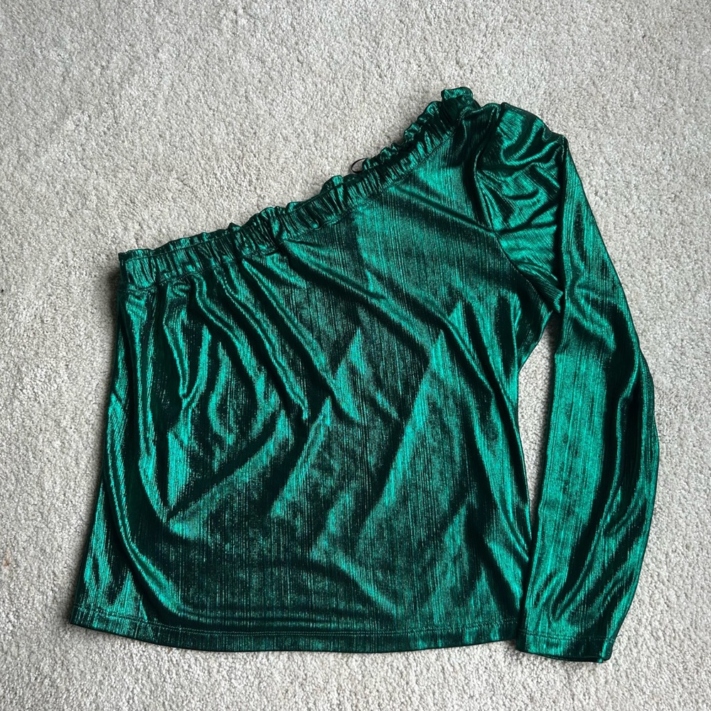 Anthropologie One Shoulder Top